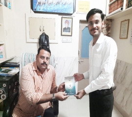 Author Prem Solanki's book released by Advocate Veer Vikar Vyas.